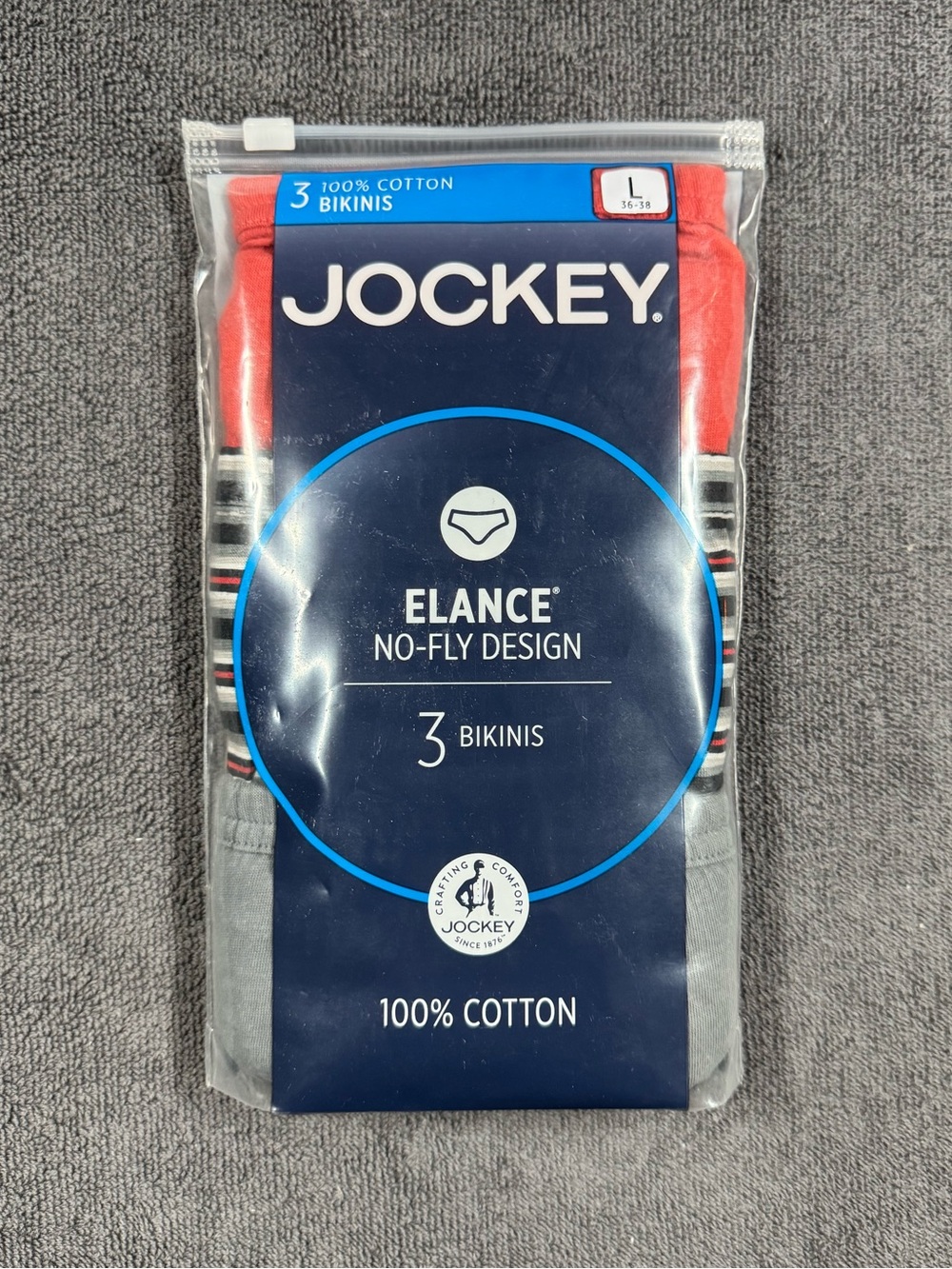 Men's Jockey Elance 3-pack bikini briefs